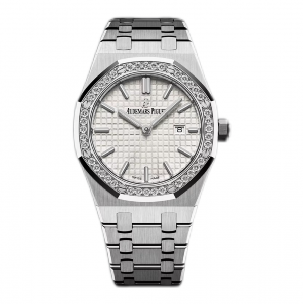 Audemars Piguet Royal Oak Lady White Dial Diamonds