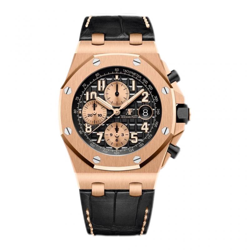 Audemars Piguet Royal Oak Offshore Chronograph Rose Gold Black Dial