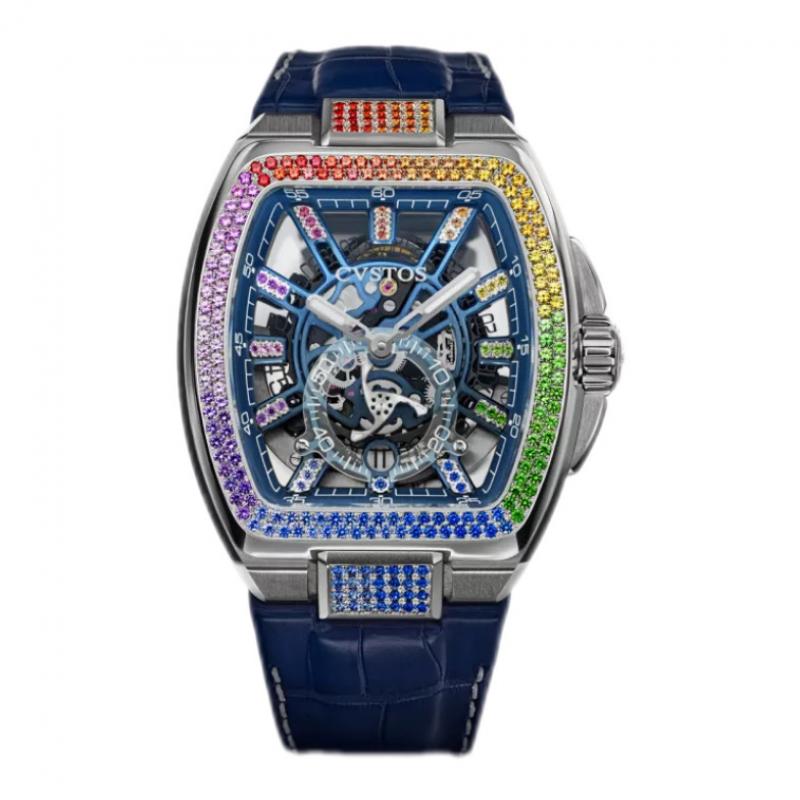 Cvstos METROPOLITAN PS TITANIUM / SQLT BLUE DIAL / RAINBOW LIMITED EDITION 