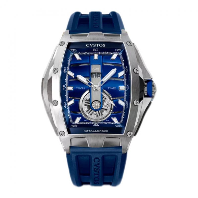 Cvstos RACING TWIN-TIME STEEL BLUE DIAL