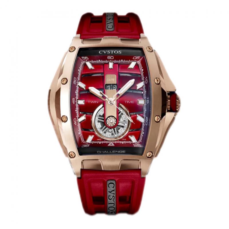 Cvstos RACING TWIN-TIME 5N RED GOLD BORDO DIAL