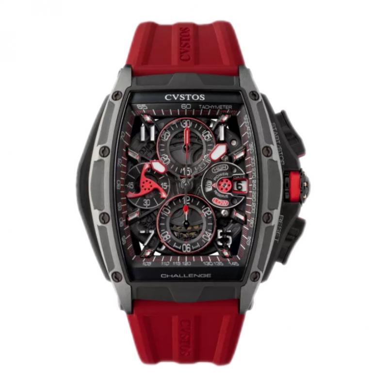 Cvstos CHRONO GREY BRANCARD BLACK TITANIUM / BLACK & RED