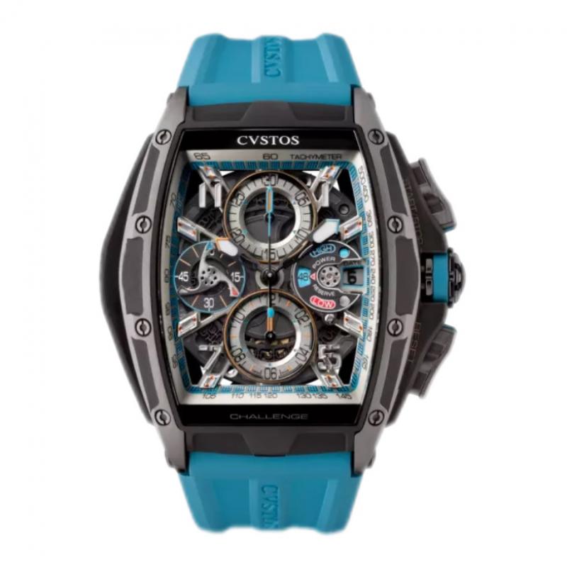 Cvstos CHRONO GREY BRANCARD BLACK TITANIUM / BLUE