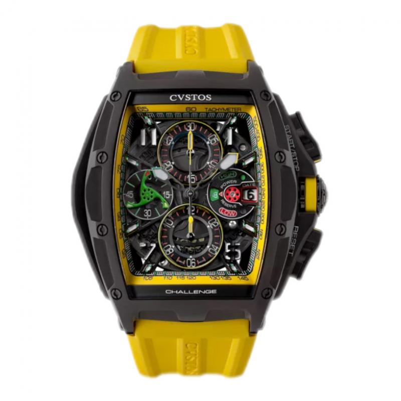 Cvstos CHRONO BLACK STEEL / YELLOW