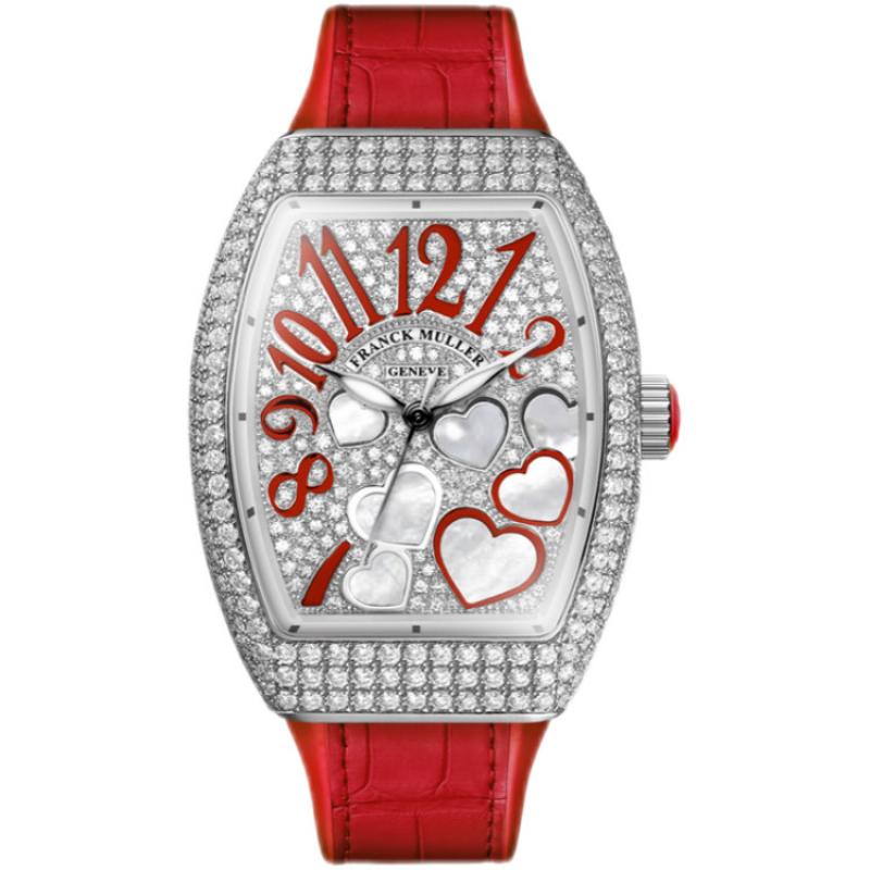 Franck Muller Vanguard Lady V 32 SC AT FO HEART D CO CD MOP (RG)