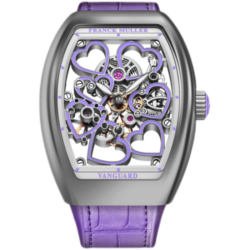 Franck Muller Vanguard Lady Heart Skeleton V 38 S6 SQT HEART (VL)