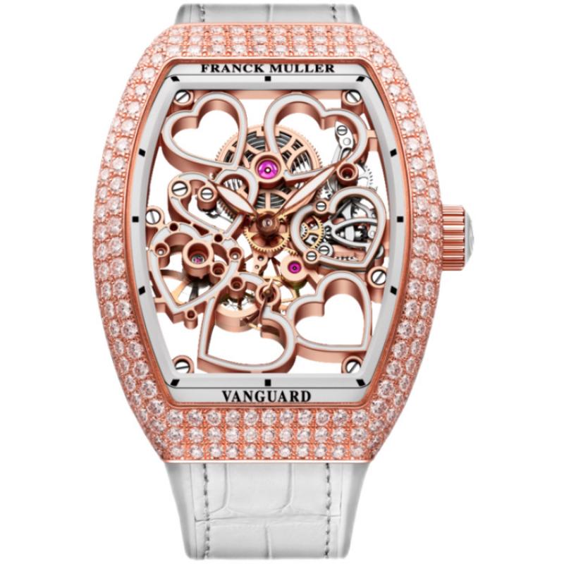 Franck Muller Vanguard Lady Heart Skeleton V 38 S6 SQT HEART D (BC)