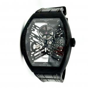 Franck Muller Vanguard Skeleton 7 Days Carbon