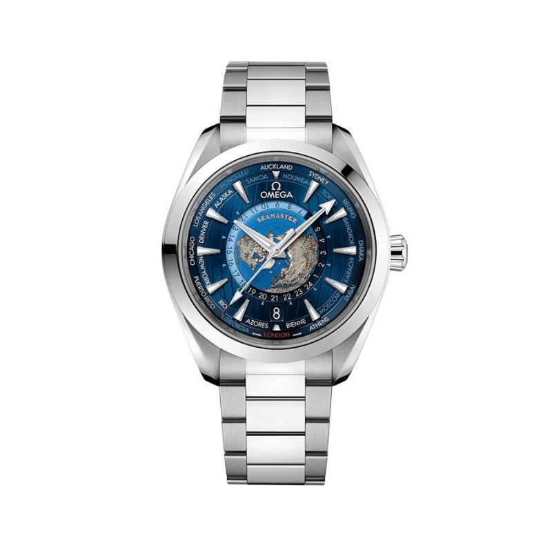 Omega Aqua Terra Master Chronometer GMT Worldtimer