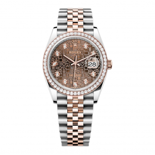 Rolex Datejust 36 Chocolate Dial Diamonds