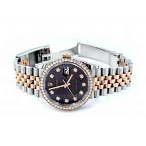 Rolex Datejust 36 Chocolate Dial Diamonds