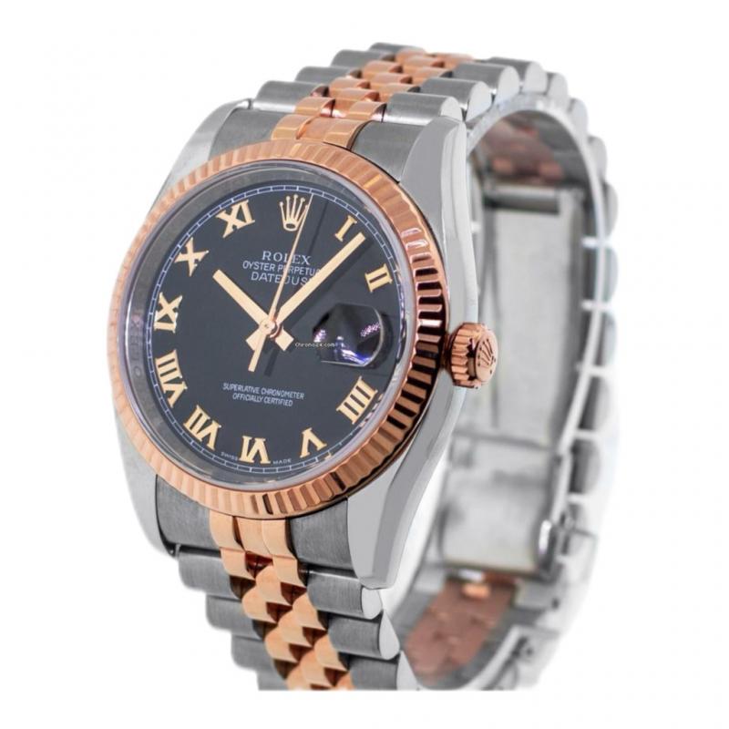 Rolex Datejust 36 Rose Gold Steel 