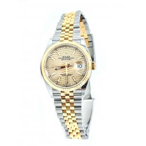 Rolex Datejust 36 Gold Steel Golden Dial