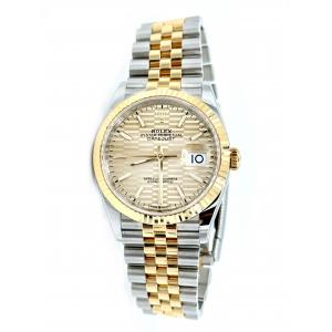 Rolex Datejust 36 Gold Steel Golden Dial