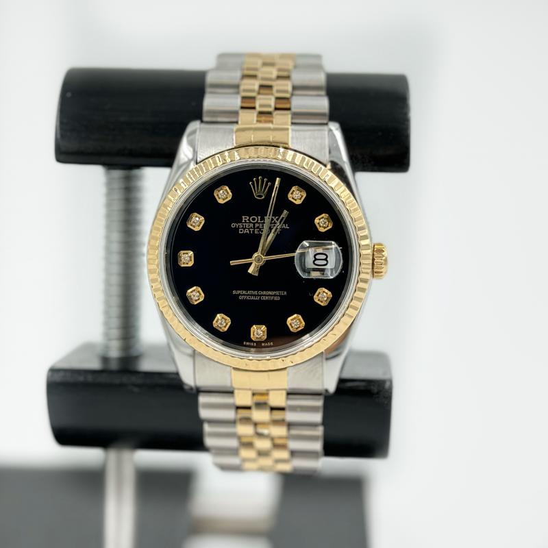 Rolex Datejust 36 Gold Steel Diamond