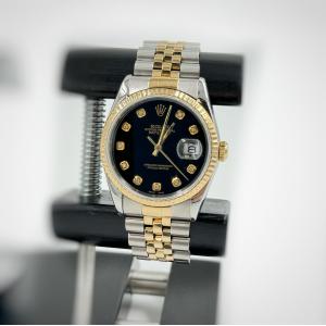 Rolex Datejust 36 Gold Steel Diamond