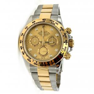 Rolex Daytona Diamonds Gold Dial