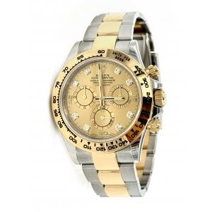 Rolex Daytona Diamonds Gold Dial