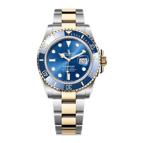 Rolex Submariner Gold Steel Blue