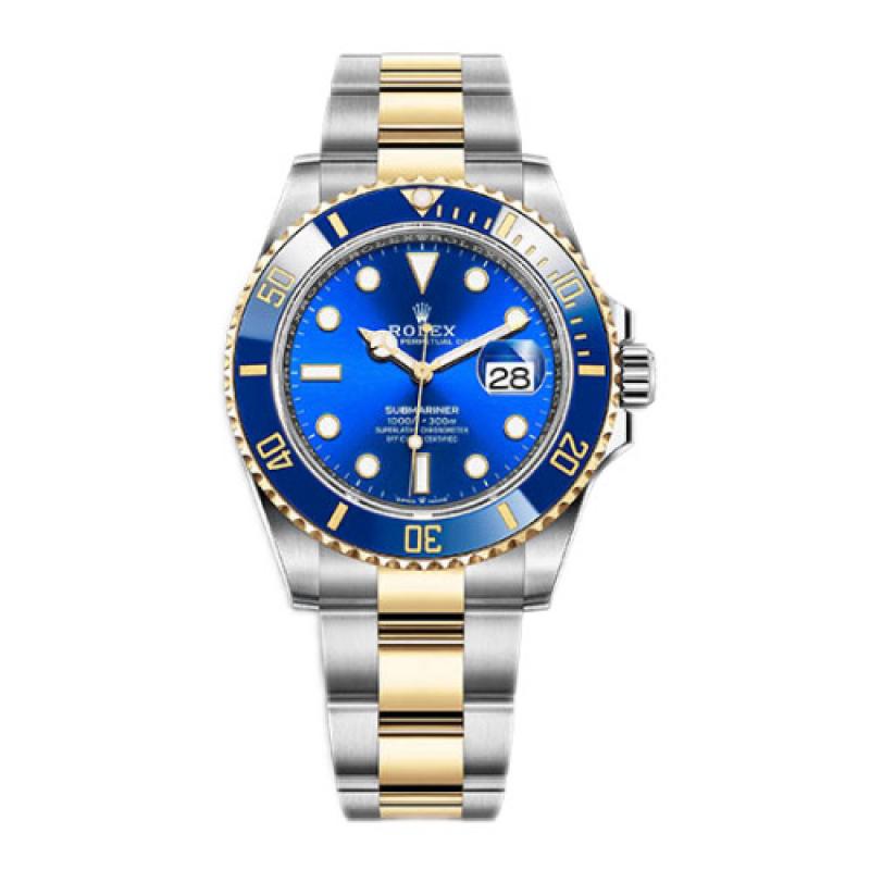 Rolex Submariner Gold Steel Blue