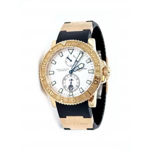 Ulysse Nardin Maxi Marine Diver White Dial Gold