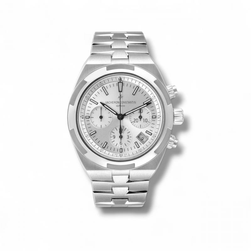 Vacheron Constantin Overseas Silver Dial Chronograph 